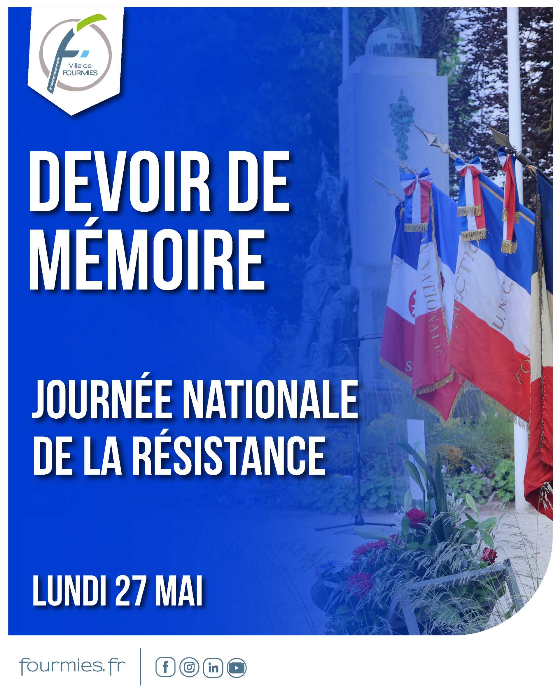 Journée nationale de la Résistance Le 27 mai 2024