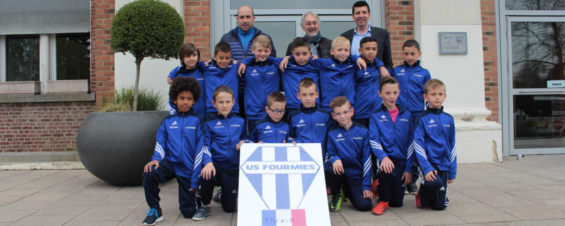 14 jeunes de L'union Sportive Fourmisienne vont aux Pays-Bas pour un tournoi de foot !