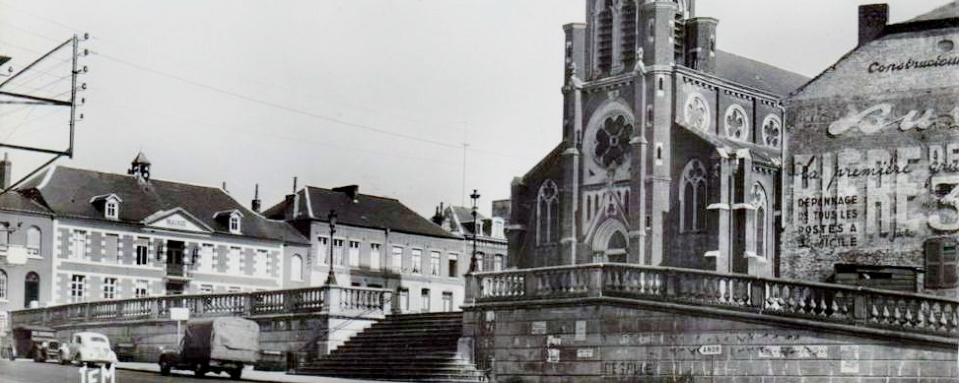 L'église Saint Pierre telle qu'elle était dans les années cinquante.
© CHRIS NORD