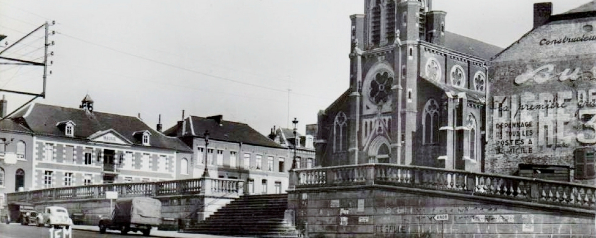 L'église Saint Pierre telle qu'elle était dans les années cinquante.
© CHRIS NORD