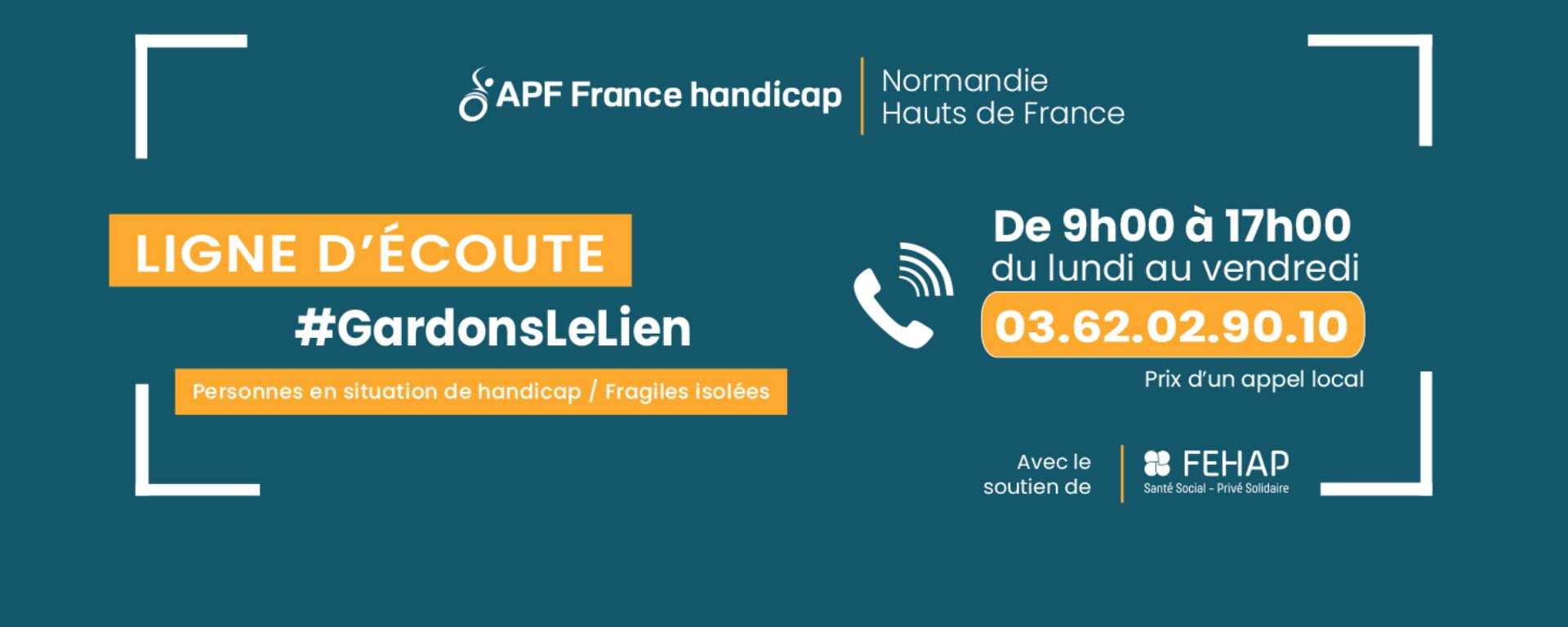 Un numéro de téléphone unique pour les personnes en situation de handicap des Hauts de France et de Normandie !